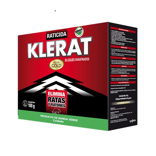 Veneno Ratones Klerat Bloque (100 gr)